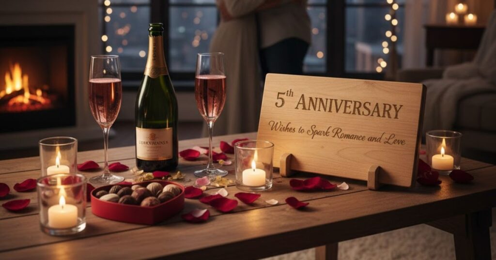 5th Anniversary Wishes to Spark Romance and Love