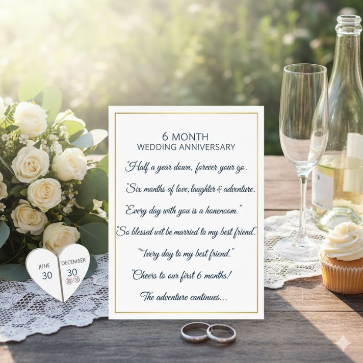 6 Month Wedding Anniversary Quotes