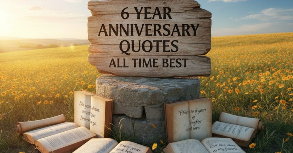 6 Year Anniversary Quotes All Time Best