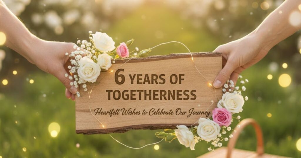 6 Years of Togetherness: Heartfelt Wishes to Celebrate Our Journey