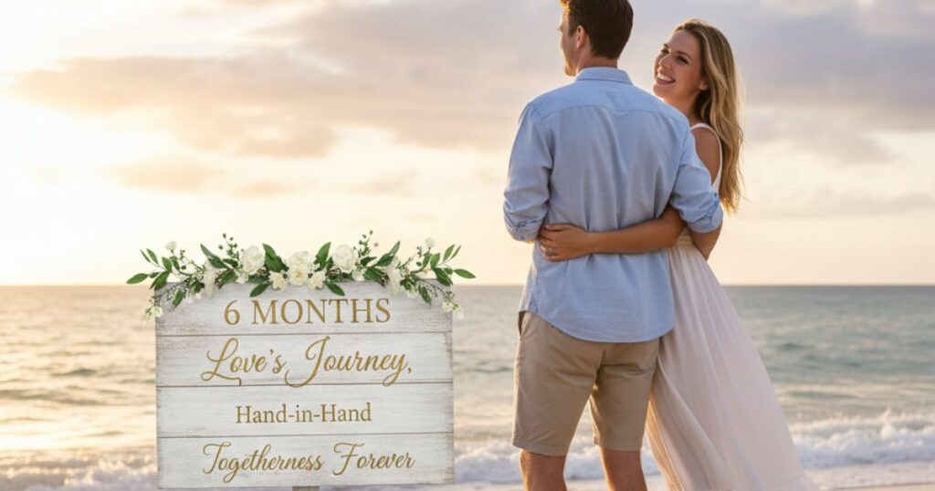 6th Month Anniversary Caption For Love and Togetherness