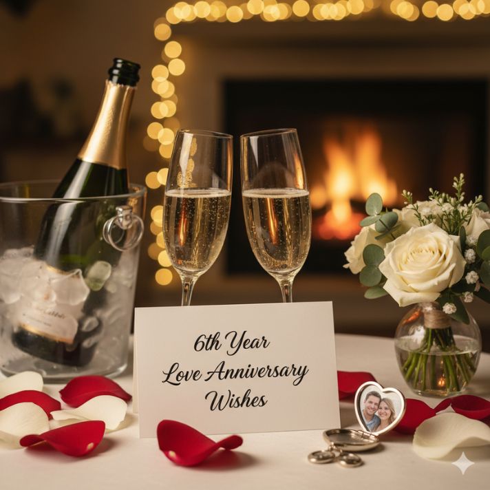 6th Year Love Anniversary Wishes