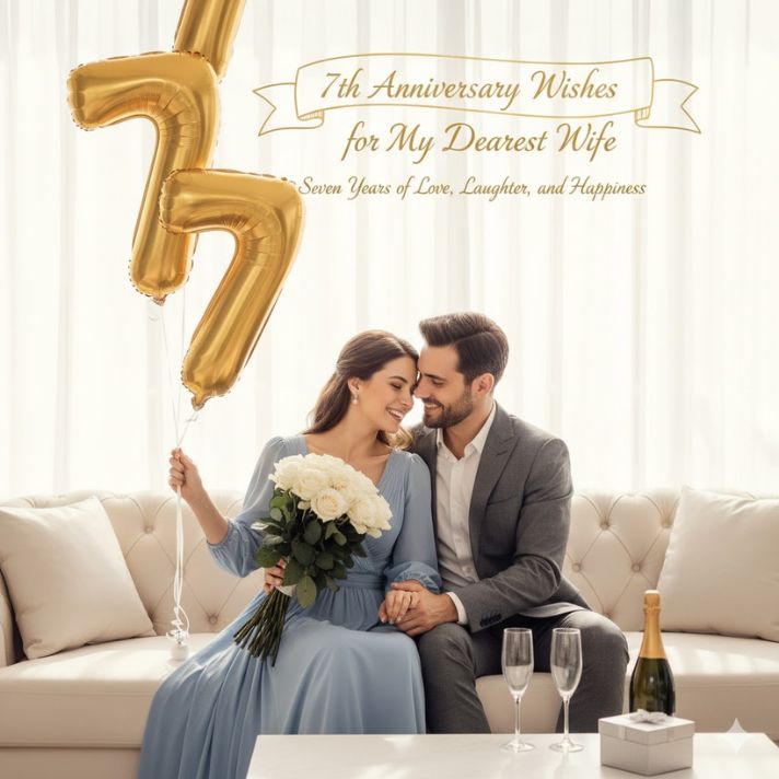 7th Anniversary Wishes for Wife