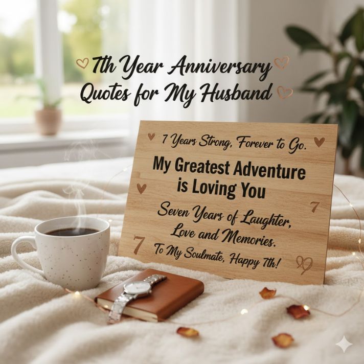 7th Year Anniversary Quotes for Husband