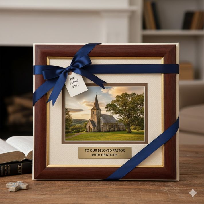 8. Framed Picture of the Church
