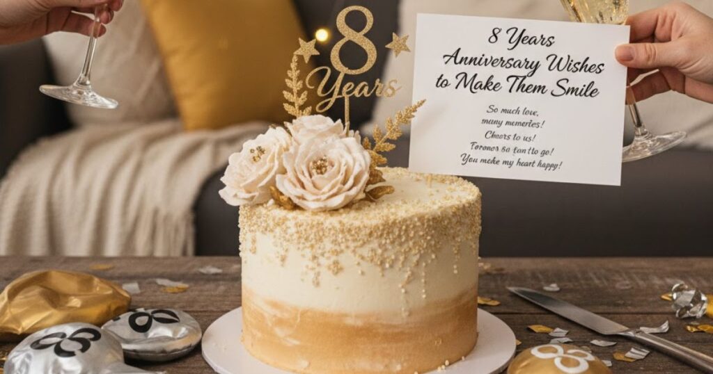 8 Years Anniversary Wishes to Make Them Smile