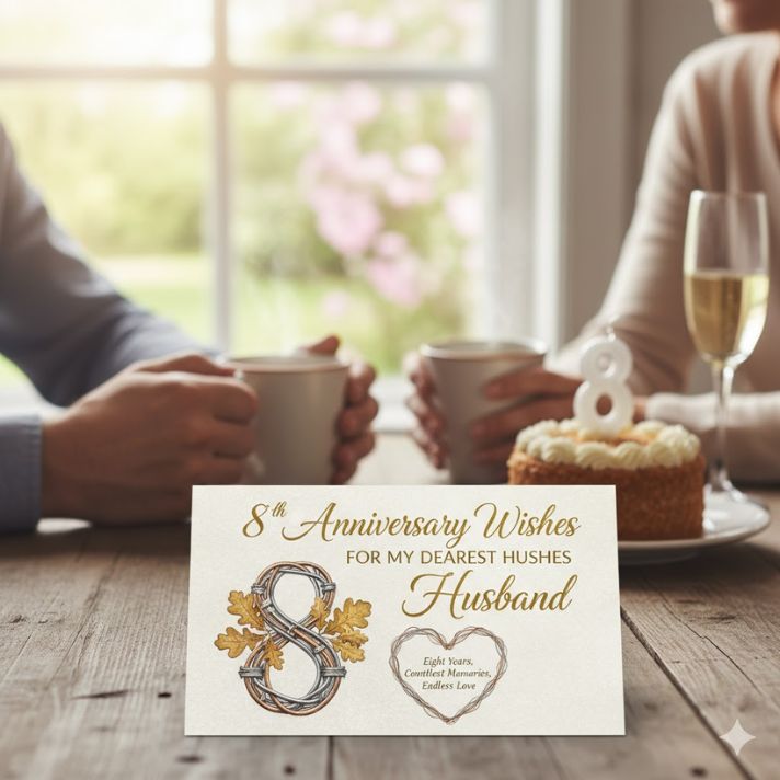 8th Anniversary Wishes for Husband