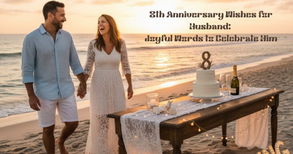 8th Anniversary Wishes for Husband: Joyful Words to Celebrate Him