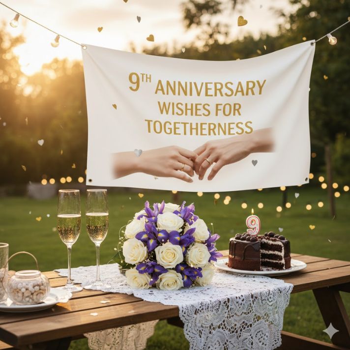 9th Anniversary Wishes for Togetherness
