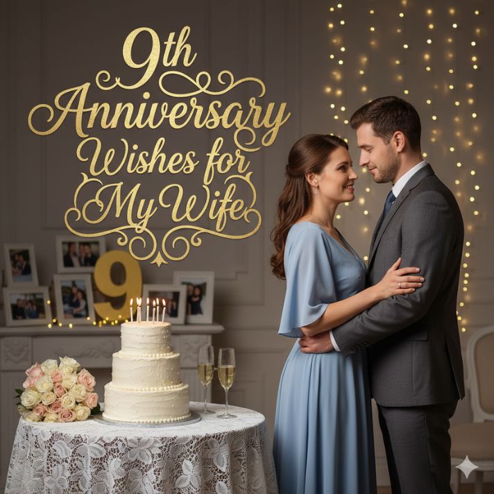 9th Anniversary Wishes for Wife