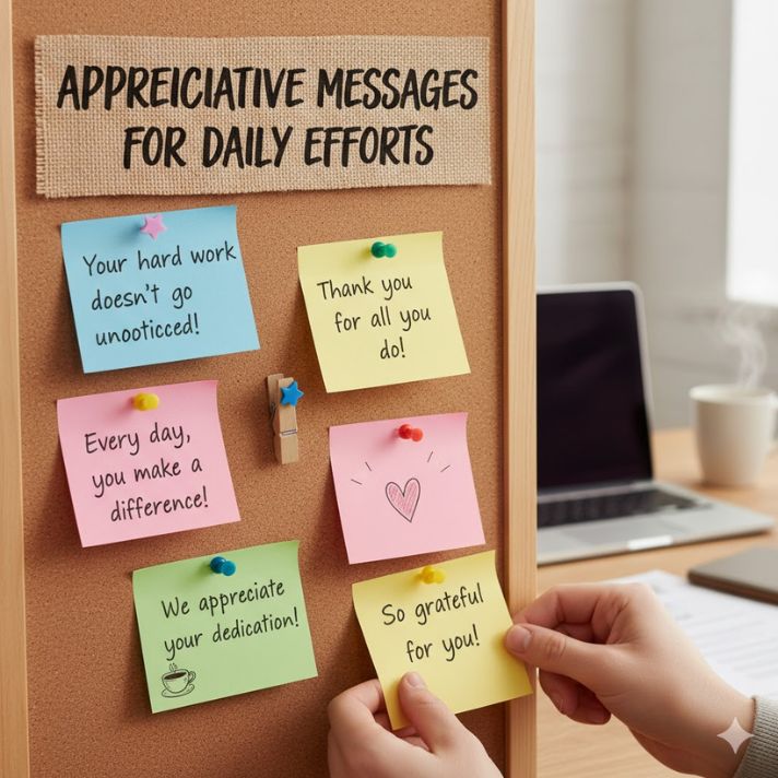 Appreciative Messages for Daily Efforts