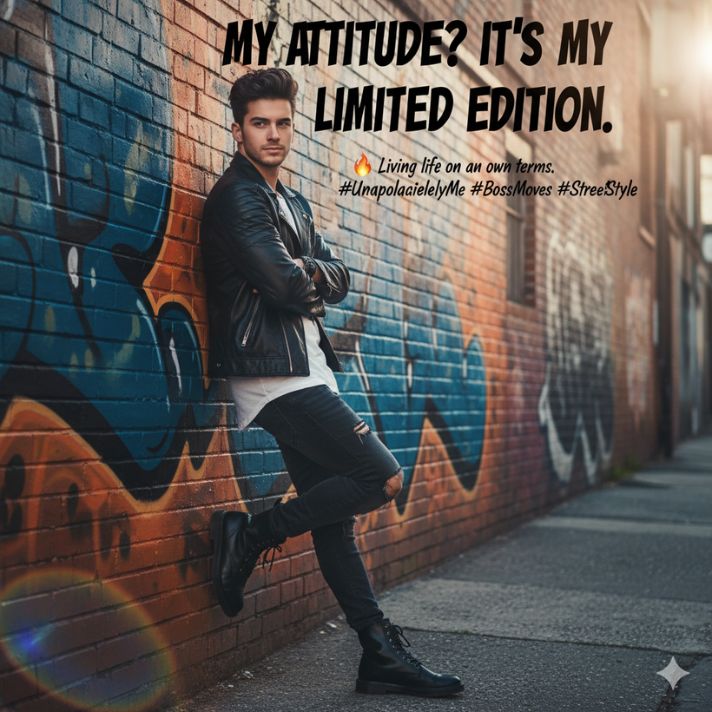Attitude Caption For Instagram Post For Boy