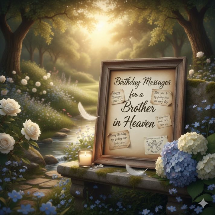 Birthday Messages for a Brother in Heaven
