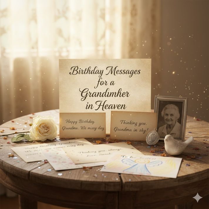 Birthday Messages for a Grandmother in Heaven
