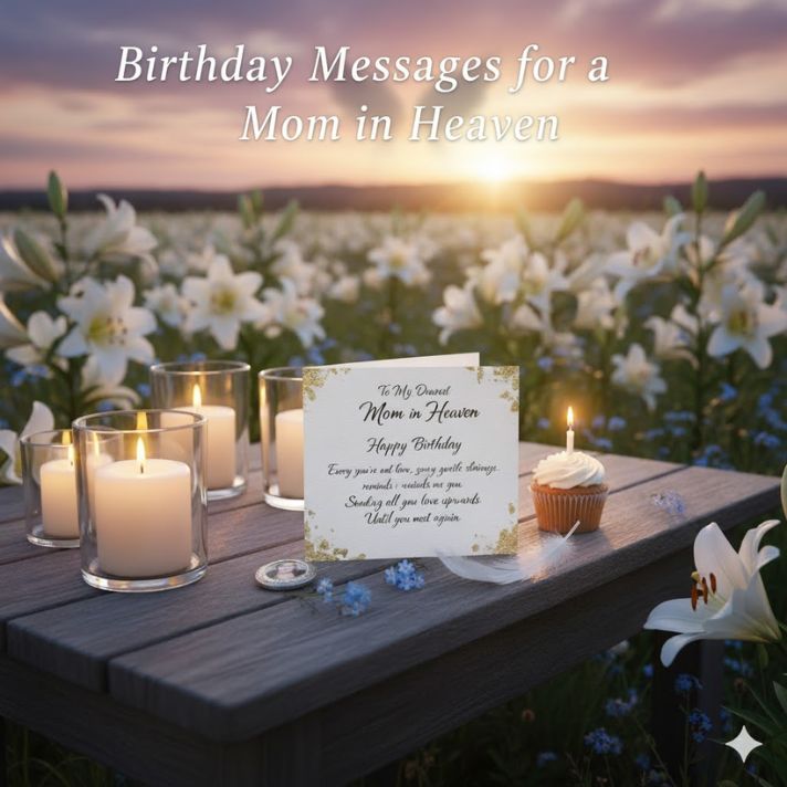 Birthday Messages for a Mom in Heaven
