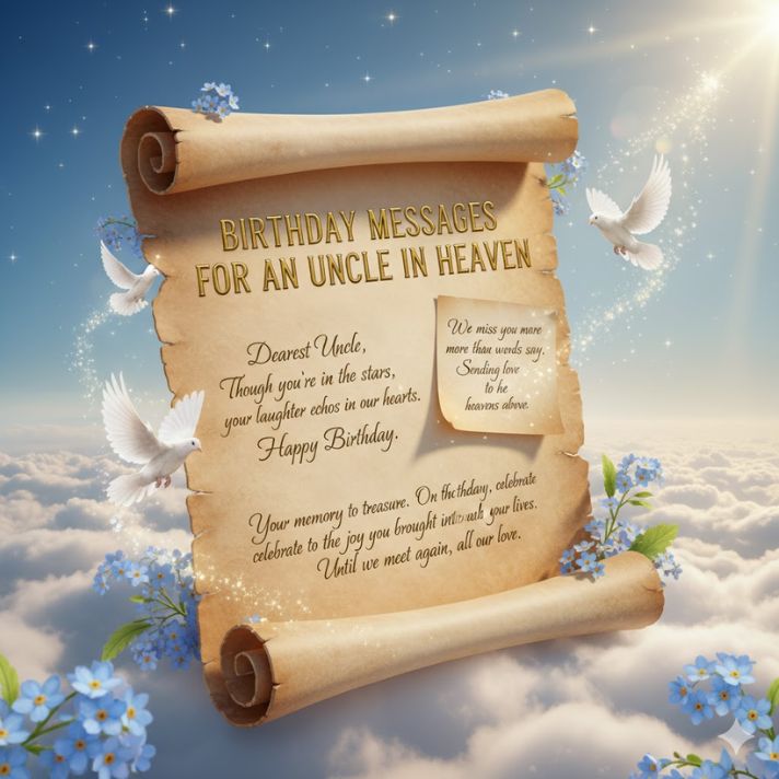 Birthday Messages for an Uncle in Heaven