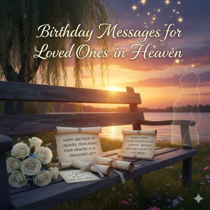Birthday Messages for Loved Ones in Heaven
