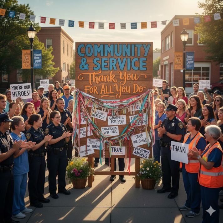 Community and Service - Thank You For All You Do Thank You Messages
