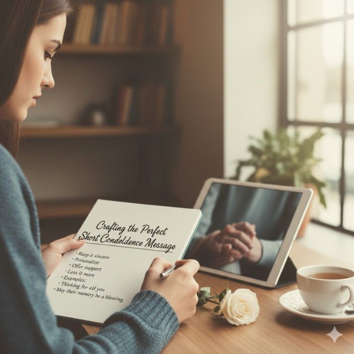 Crafting the Perfect Short Condolence Message