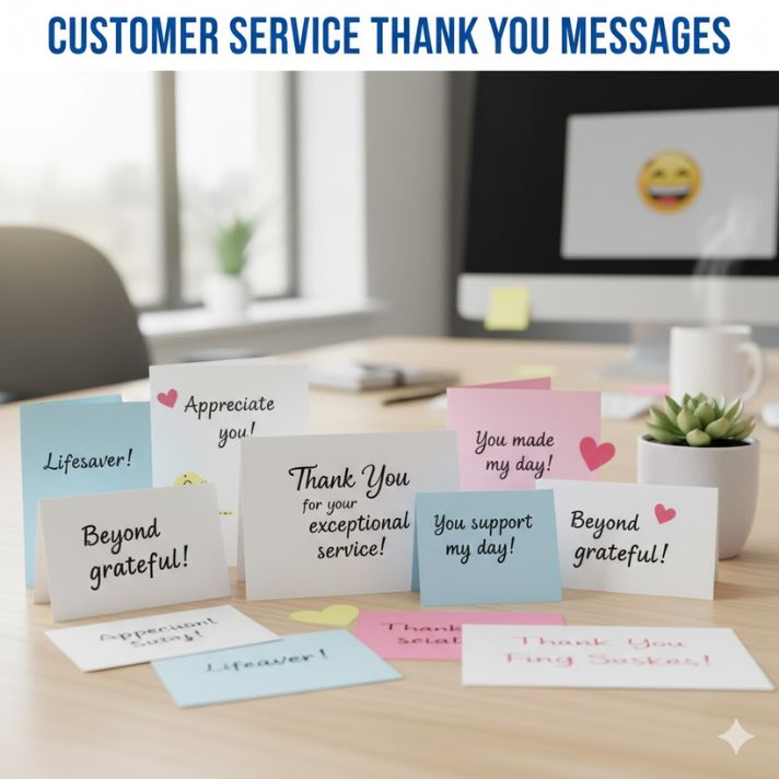 Customer Service Thank You Messages