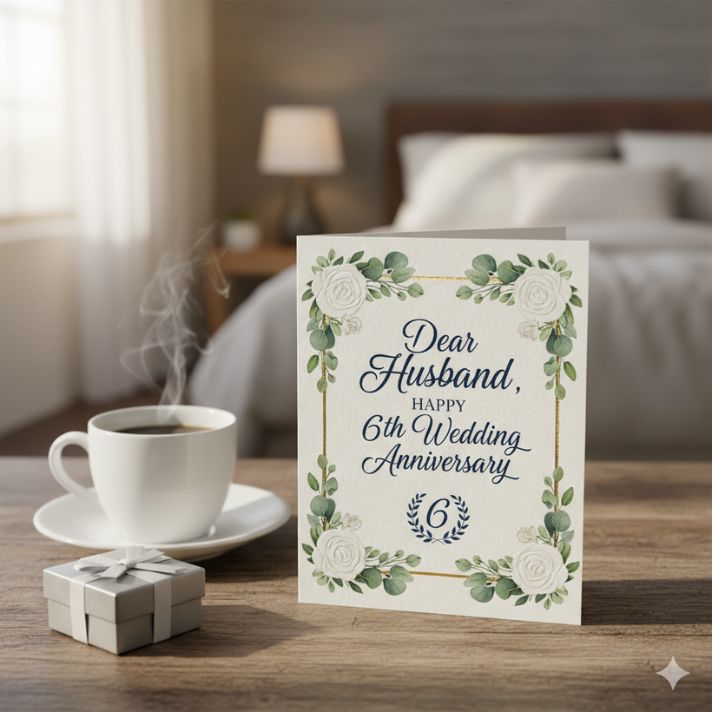 Dear Husband, Happy 6th Wedding Anniversary