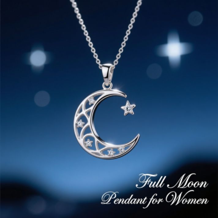 Full Moon Pendant for Women

