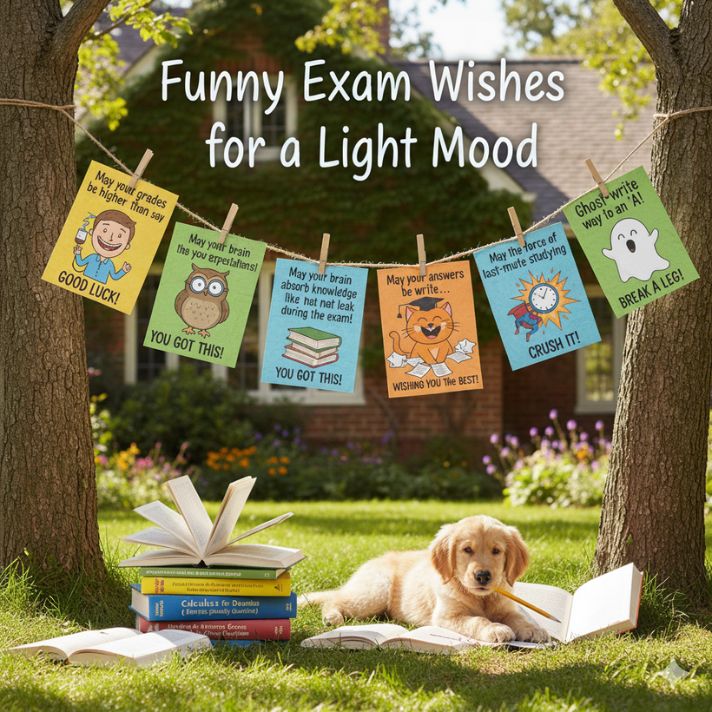 Funny Exam Wishes for a Light Mood