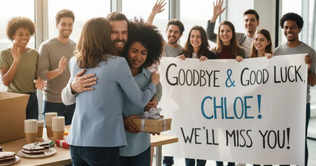 Goodbye Message to Colleagues on Last Working Day