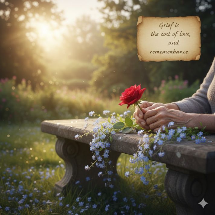 Grief is the cost of love, and remembrance