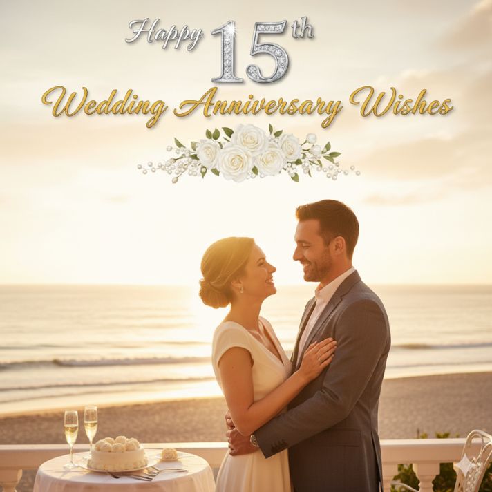 Happy 15th Wedding Anniversary Wishes
