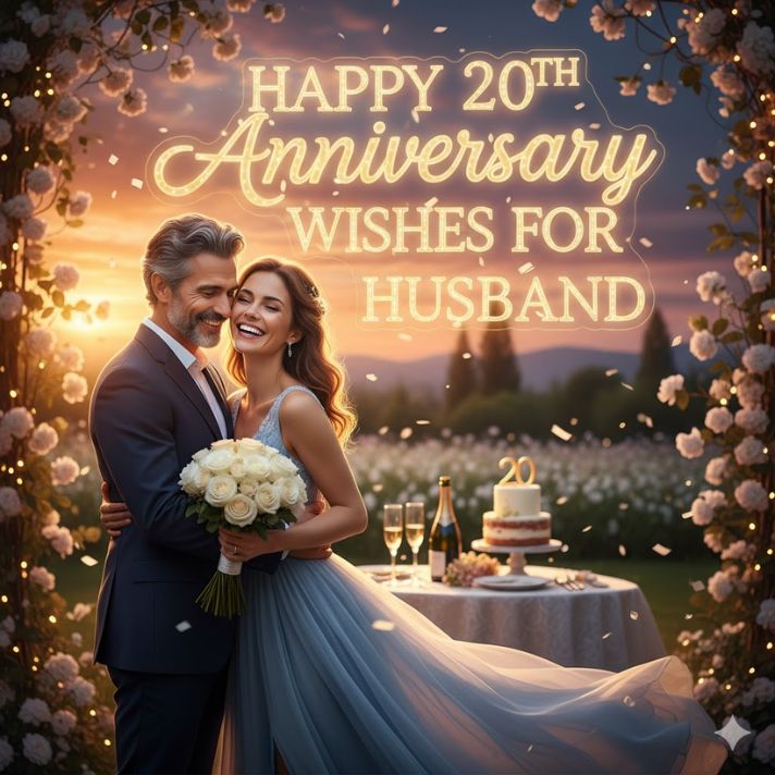 Happy 20th Anniversary Wishes For Husband
