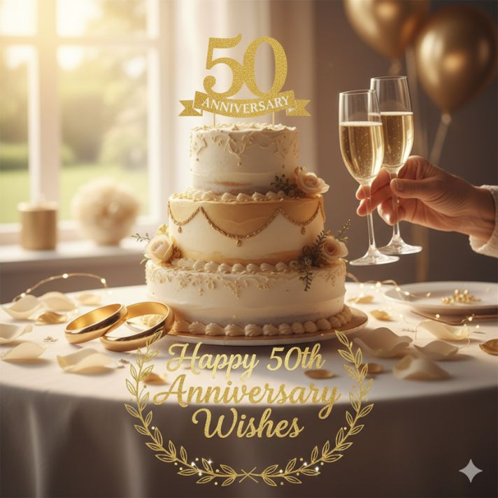 Happy 50th Anniversary Wishes