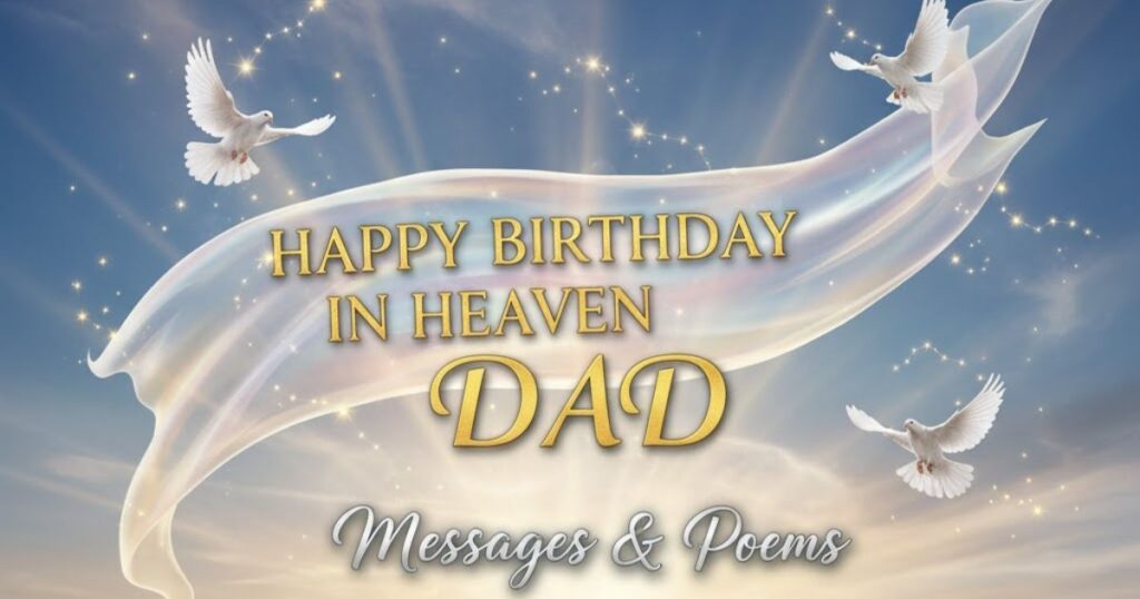 Happy Birthday in Heaven Dad – Messages & Poems