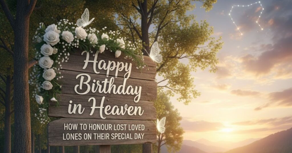 Happy Birthday in Heaven: How to Honour Lost Loved Ones on Their Special Day