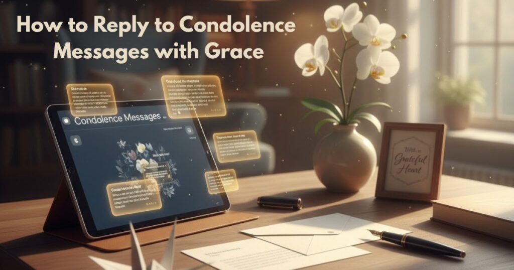 How to Reply to Condolence Messages with Grace