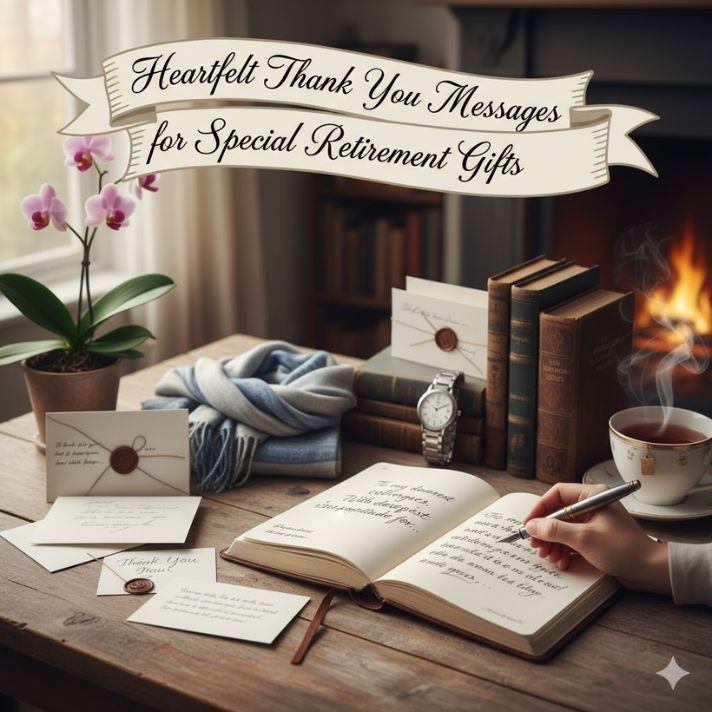 Heartfelt Thank You Messages for Special Retirement Gifts