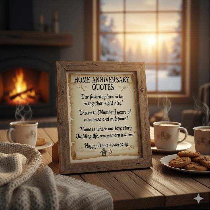 Home Anniversary Quotes