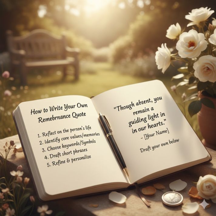 How to Write Your Own Remembrance Quote