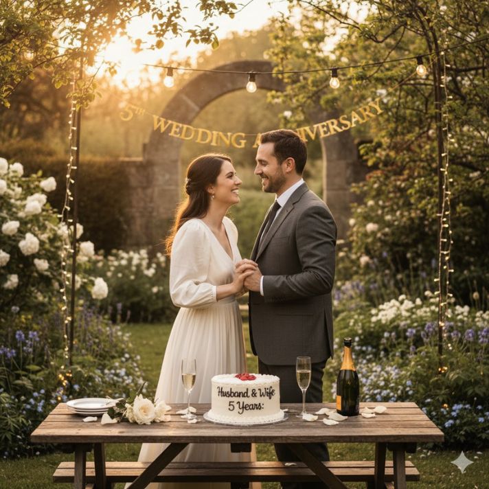 Husband 5th Wedding Anniversary
