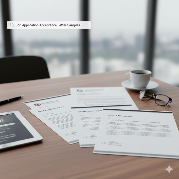 Job Application Acceptance Letter Samples