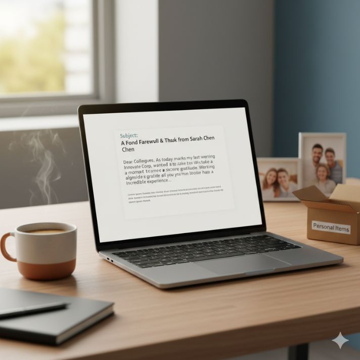 Last Working Day Email Samples