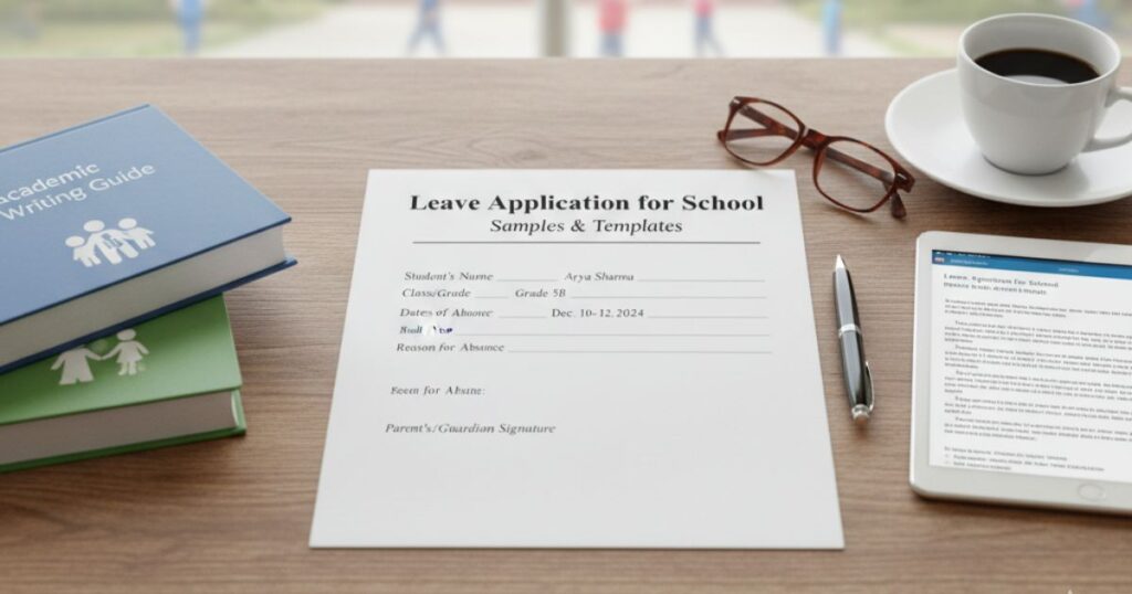 Leave Application for School from Parents: Samples & Templates