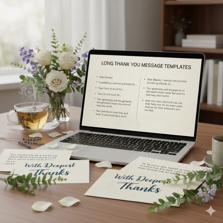Long Thank You Message Templates