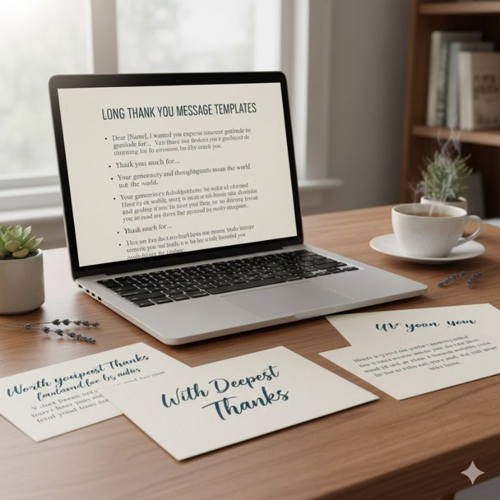 Long Thank You Message Templates