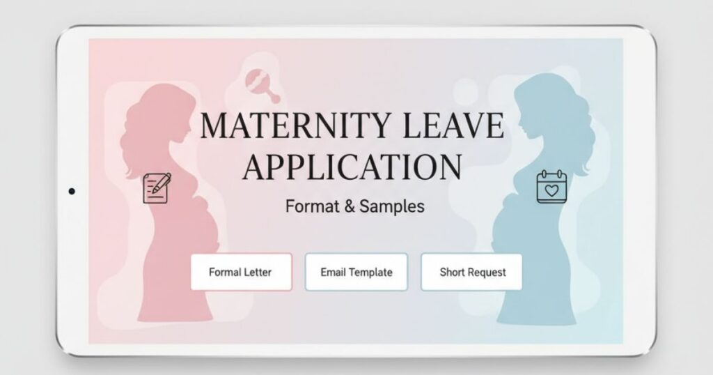 Maternity Leave Application: Format & Samples