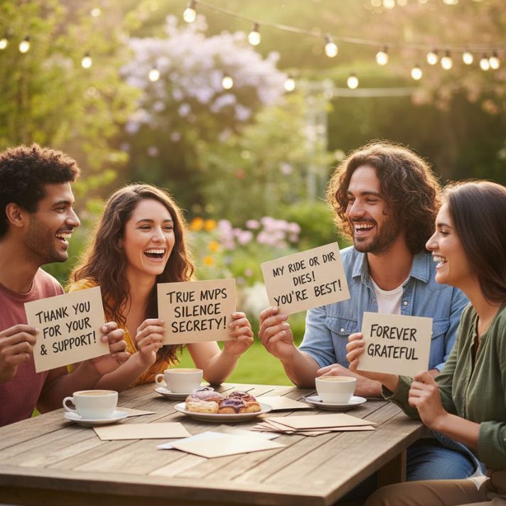 Messages for Friends Who Kept the Secret