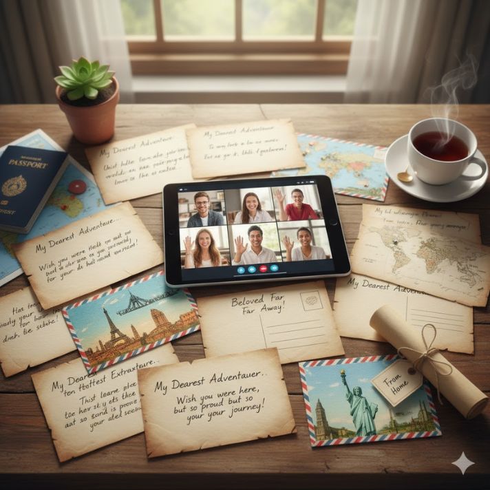 Messages for Long-Distance Friends and Family Who Traveled