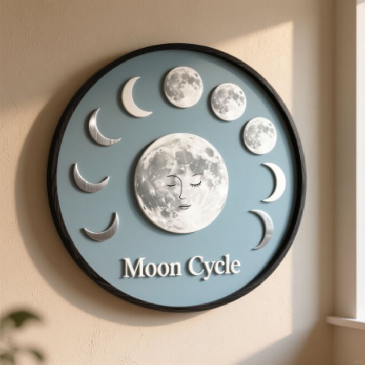 Moon Cycle Wall Decor
