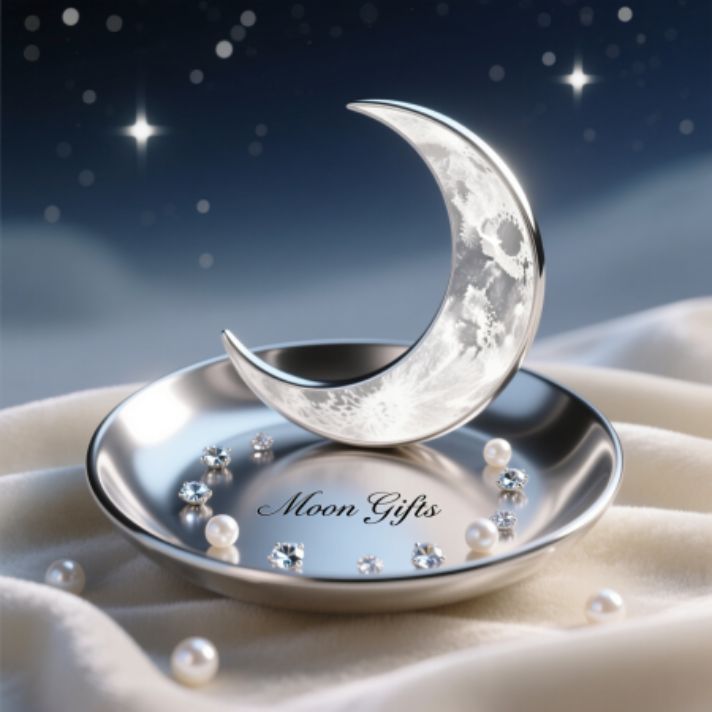 Moon-Shaped Jewelry Dish – Moon Gifts

