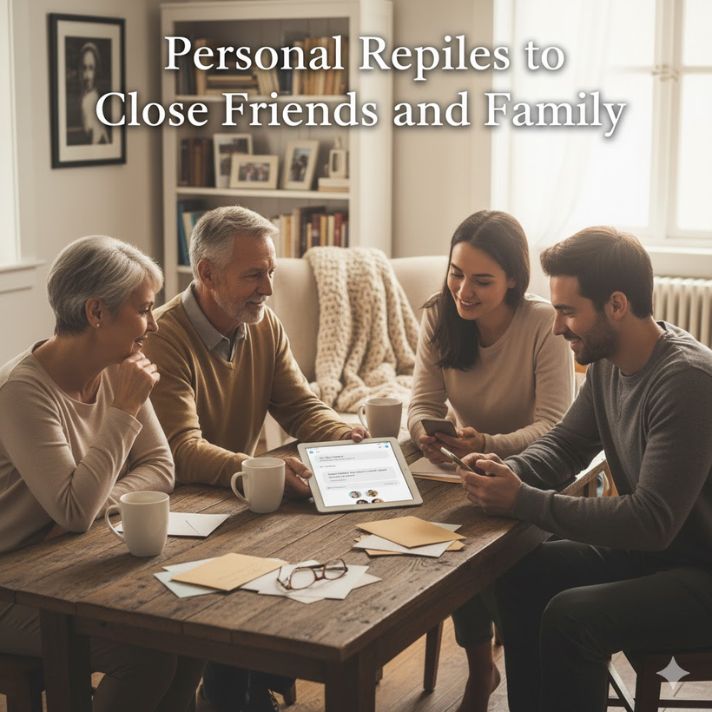 Personal Replies to Close Friends and Family